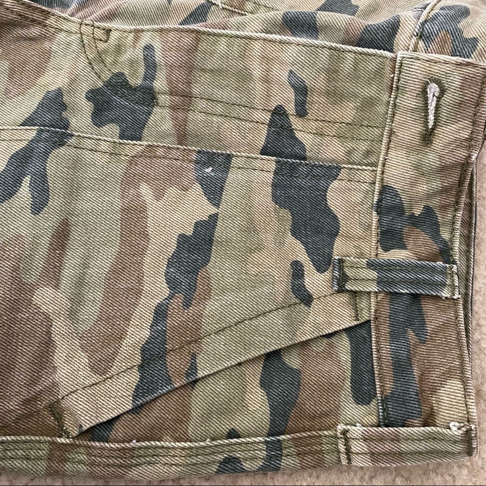 Free people we the free camo fatigue high waisted - Picture 6 of 9